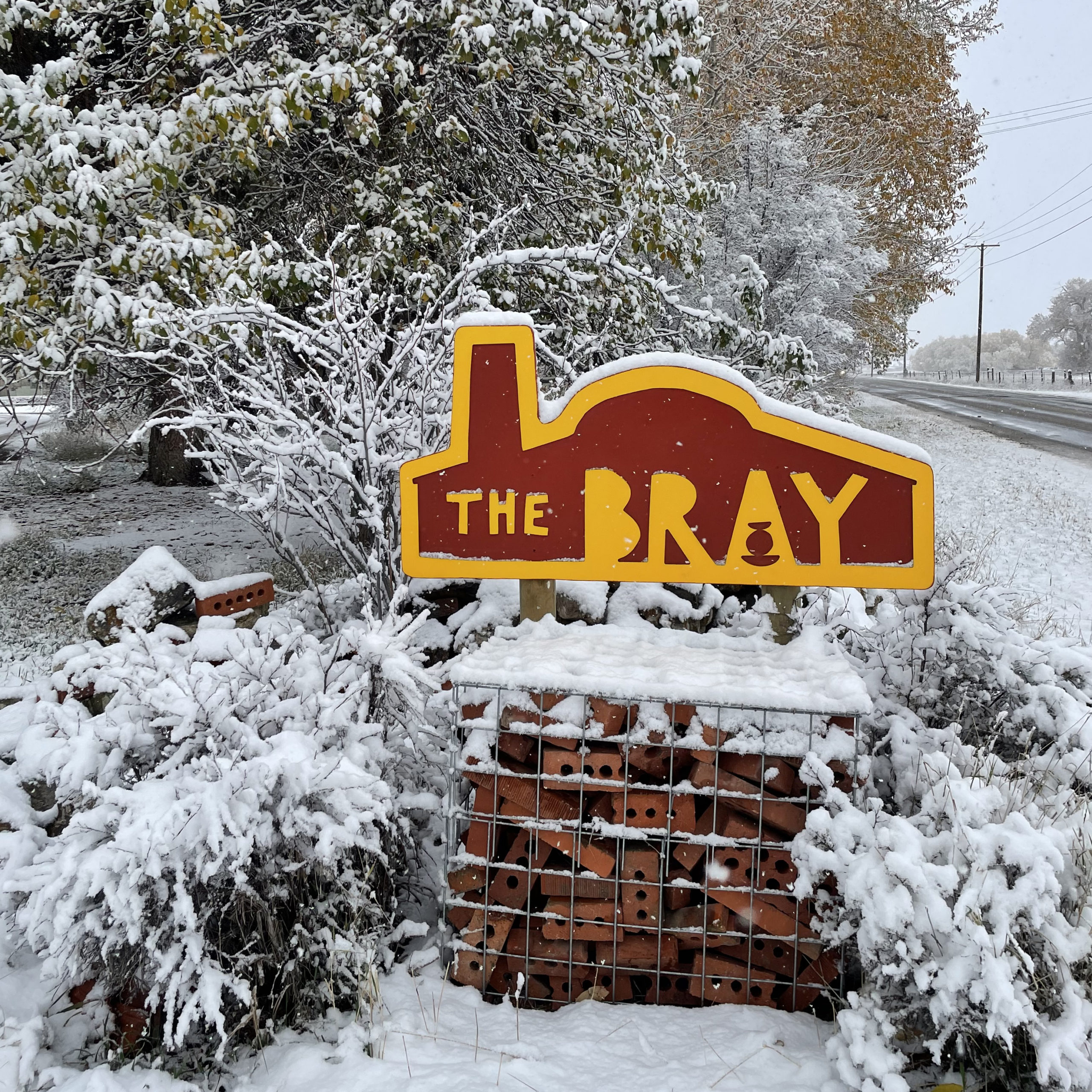 Snow at the bray